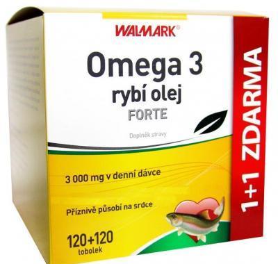 WALMARK Omega 3 rybí olej Forte 120   120 tablet zdarma, WALMARK, Omega, 3, rybí, olej, Forte, 120, , 120, tablet, zdarma