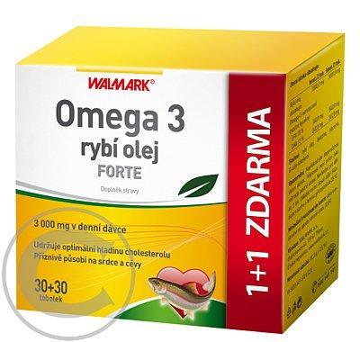 Walmark Omega 3 rybí olej Forte 30 30 tbl., Walmark, Omega, 3, rybí, olej, Forte, 30, 30, tbl.