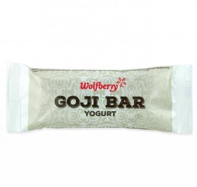 WOLFBERRY Goji bar jogurtová tyčinka 40 g, WOLFBERRY, Goji, bar, jogurtová, tyčinka, 40, g