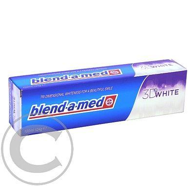 Zubní pasta BLEND-A-MED 3D white 100 ml, Zubní, pasta, BLEND-A-MED, 3D, white, 100, ml