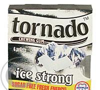 Žvýkačky TORNADO b.c. 6ks blistr Ice strong, Žvýkačky, TORNADO, b.c., 6ks, blistr, Ice, strong