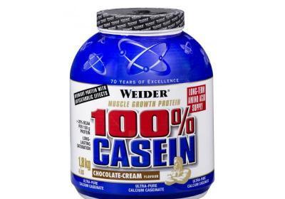 100% Casein, Weider, 1800 g - Red Berry