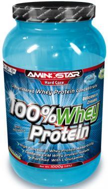 100% Whey Protein, Jahoda, 2000 g, 100%, Whey, Protein, Jahoda, 2000, g