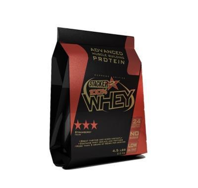 100% Whey, syrovátkový protein, Stacker2, 2000 g - Vanilka