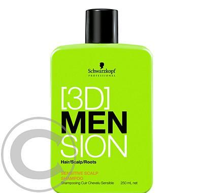 3D MEN ŠAMPON SENS.SCALP 250ml, 3D, MEN, ŠAMPON, SENS.SCALP, 250ml