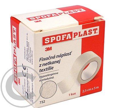 3M Spofaplast Náplast fixační netkaná textilní 732 5 m x 25 mm