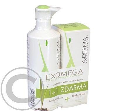 A-Derma Exomega Krém 400 ml   Olej 200 ml ZDARMA