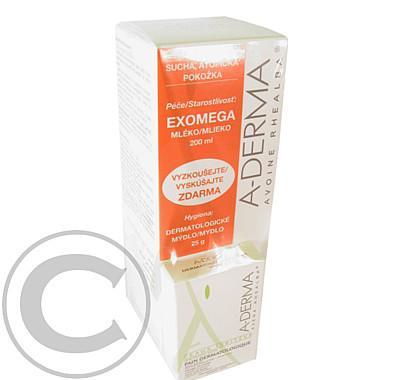 A-DERMA Exomega lait 200ml   vzorek Pain 25g, A-DERMA, Exomega, lait, 200ml, , vzorek, Pain, 25g