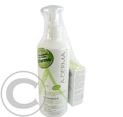 A-DERMA Exomega mléko 400ml derma mýdlo 100g, A-DERMA, Exomega, mléko, 400ml, derma, mýdlo, 100g