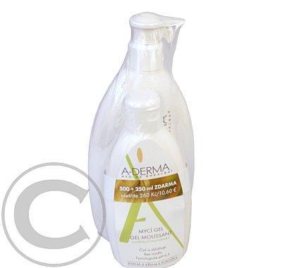 A-DERMA Gel moussant - Pěnivý gel 500 ml   250 ml ZDARMA, A-DERMA, Gel, moussant, Pěnivý, gel, 500, ml, , 250, ml, ZDARMA