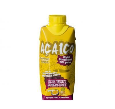 ACAICO Maracuja/Ananas superfruit drink 330ml, ACAICO, Maracuja/Ananas, superfruit, drink, 330ml