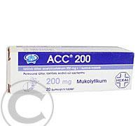 ACC 200  20X200MG Šumivé tablety, ACC, 200, 20X200MG, Šumivé, tablety