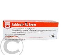 ACICLOVIR AL KRÉM  1X2GM/100MG Krém, ACICLOVIR, AL, KRÉM, 1X2GM/100MG, Krém