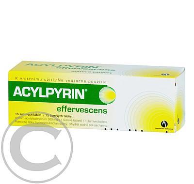 ACYLPYRIN EFFERVESCENS TBL EFF 15X500MG, ACYLPYRIN, EFFERVESCENS, TBL, EFF, 15X500MG