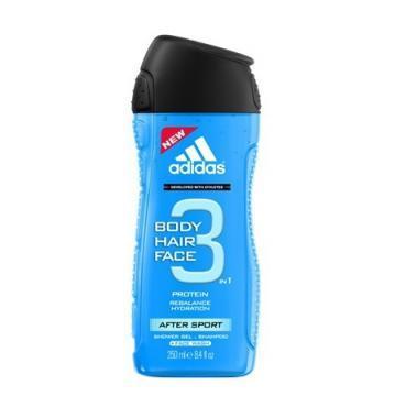 Adidas 3in1 After Sport Sprchový gel 250ml, Adidas, 3in1, After, Sport, Sprchový, gel, 250ml