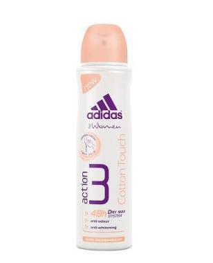 Adidas Action 3 Cotton Touch Deodorant 150ml, Adidas, Action, 3, Cotton, Touch, Deodorant, 150ml