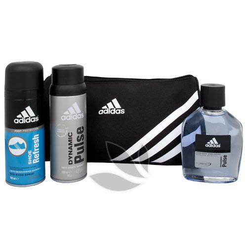 Adidas Dynamic Pulse - voda po holení 100 ml   tělový sprej 150 ml   osvěžující deodorant do bot 150 ml   taška, Adidas, Dynamic, Pulse, voda, po, holení, 100, ml, , tělový, sprej, 150, ml, , osvěžující, deodorant, bot, 150, ml, , taška