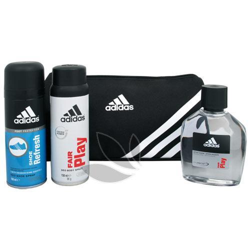 Adidas Fair Play - voda po holení 100 ml   tělový sprej 150 ml   osvěžující deodorant do bot 150 ml   kosmetická taška