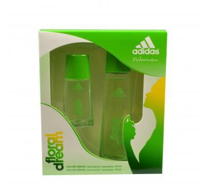 Adidas Floral Dream dárková sada – toaletní voda 30 ml   75 ml