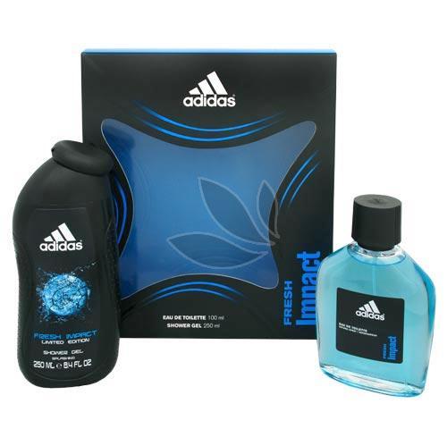Adidas Fresh Impact - toaletní voda s rozprašovačem 100 ml   sprchový gel 250 ml