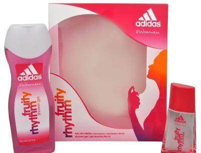 Adidas Fruity Rhythm - toaletní voda s rozprašovačem 30 ml   sprchový gel 250 ml