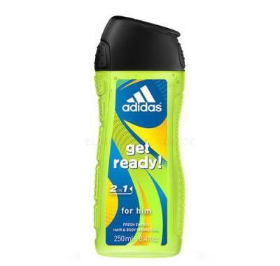 Adidas Get Ready 2in1 sprchový gel 250 ml, Adidas, Get, Ready, 2in1, sprchový, gel, 250, ml