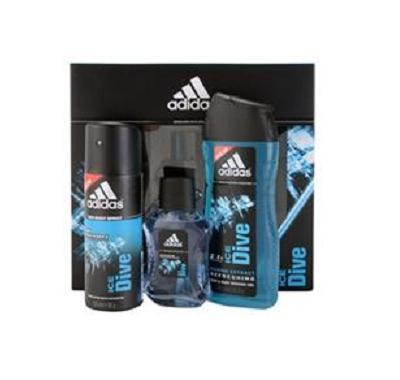 ADIDAS Ice Dive - sprchový gel 250 ml   EDT 50 ml   DEO spray 150 ml, ADIDAS, Ice, Dive, sprchový, gel, 250, ml, , EDT, 50, ml, , DEO, spray, 150, ml