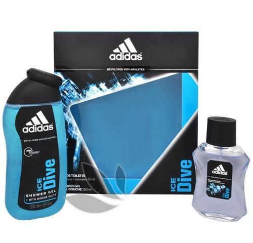 Adidas Ice Dive - toaletní voda s rozprašovačem 50 ml   sprchový gel 250 ml