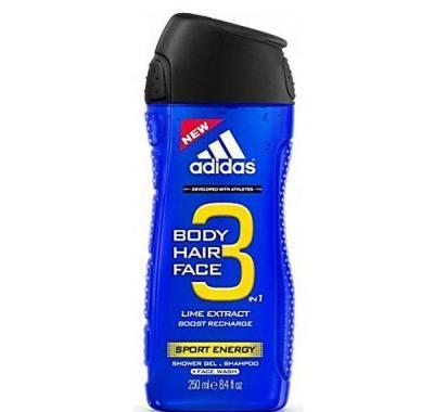 ADIDAS Men Sport Energy sprchový gel 250 ml, ADIDAS, Men, Sport, Energy, sprchový, gel, 250, ml