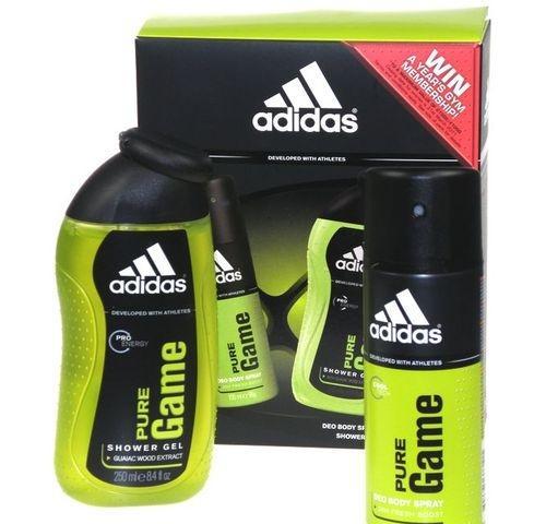 Adidas Pure Game Deodorant 150ml 150ml deospray   250ml sprchový gel