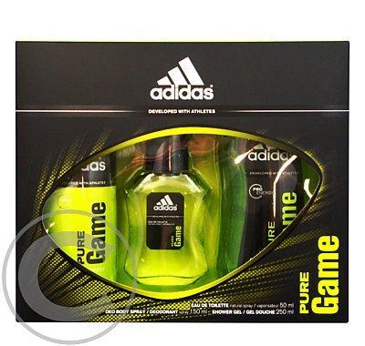 Adidas Pure Game EDT 50ml   DEO 150ml   sprchový gel 250ml, Adidas, Pure, Game, EDT, 50ml, , DEO, 150ml, , sprchový, gel, 250ml