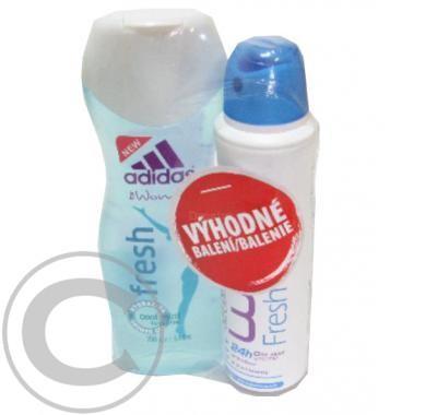 Adidas spray Fresh 150ml   sprchový gel Fresh 250ml
