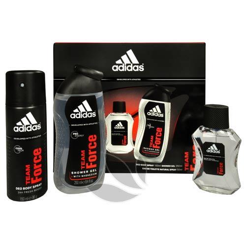 Adidas Team Force - toaletní voda s rozprašovačem 50 ml   sprchový gel 250 ml   deodorant ve spreji 150 ml