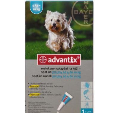 Advantix pro psy spot-on 4-10 kg 1 x 1 ml, Advantix, psy, spot-on, 4-10, kg, 1, x, 1, ml