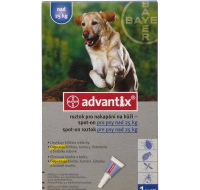 Advantix pro psy spot-on nad 25 kg 1 x 4 ml, Advantix, psy, spot-on, nad, 25, kg, 1, x, 4, ml