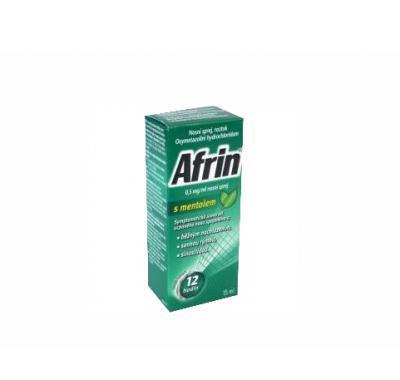 AFRIN 0,5 MG/ML NOSNÍ SPREJ S MENTOLEM  1X15ML/7.5MG Roztok ve spreji