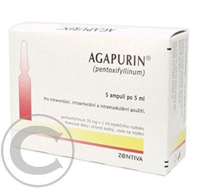 AGAPURIN  5X5ML/100MG Injekční roztok