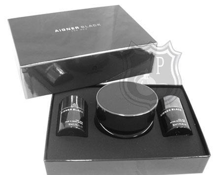 Aigner Black Men - toaletní voda s rozprašovačem 125 ml   sprchový a tělový šampon 50 ml   balzám po holení 50, Aigner, Black, Men, toaletní, voda, rozprašovačem, 125, ml, , sprchový, tělový, šampon, 50, ml, , balzám, po, holení, 50