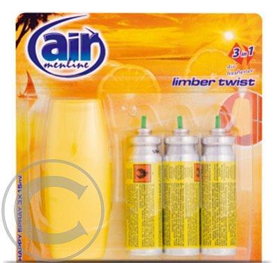 Air menline happy náplně 3x15ml limber twist