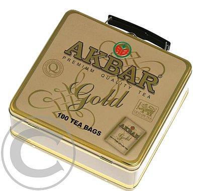 Akbar Tea kufřík gold 100x2g