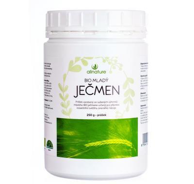 Allnature Bio Mladý ječmen 250 g, Allnature, Bio, Mladý, ječmen, 250, g