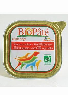 Almo Dog Bio Paté vanička hovězí   zelenina 100g, Almo, Dog, Bio, Paté, vanička, hovězí, , zelenina, 100g