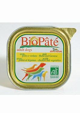 Almo Dog Bio Paté vanička kuře   zelenina 100g, Almo, Dog, Bio, Paté, vanička, kuře, , zelenina, 100g