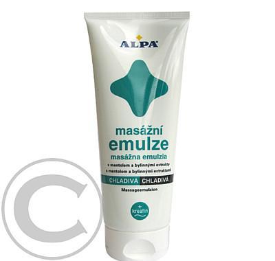 Alpa masážní emulze chladivá s mentolem 210ml, Alpa, masážní, emulze, chladivá, mentolem, 210ml