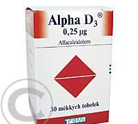 ALPHA D3 0.25 MCG  30X0.25RG Tobolky, ALPHA, D3, 0.25, MCG, 30X0.25RG, Tobolky