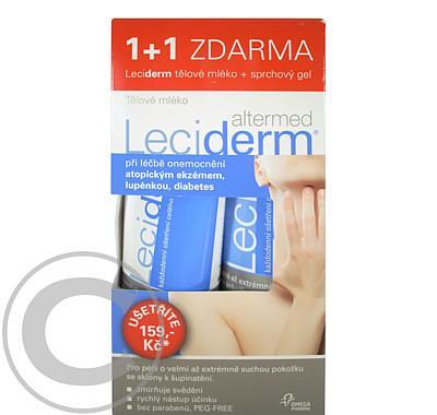 ALTERMED Leciderm tělové mléko 200ml  sprchový gel 230ml ZDARMA, ALTERMED, Leciderm, tělové, mléko, 200ml, sprchový, gel, 230ml, ZDARMA