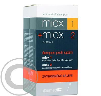 ALTERMED MIOX šampony proti lupům 1 2 sdružené balení, ALTERMED, MIOX, šampony, proti, lupům, 1, 2, sdružené, balení