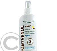 ALTERMED Panthenol Sun OF 8 mléko spray s Beta karotenem