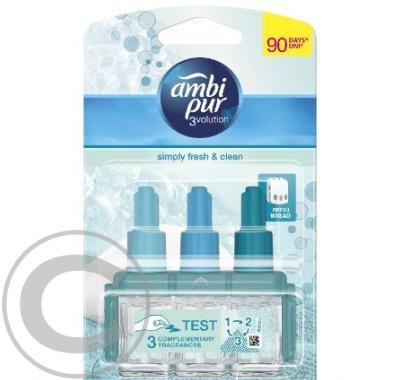 Ambi Pur elektric 3volution náplň 20 ml Simply Fresh, Ambi, Pur, elektric, 3volution, náplň, 20, ml, Simply, Fresh