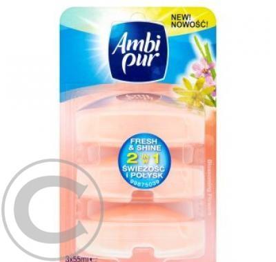 Ambi Pur WC blok náhradní náplň 3x55ml Blossom Flowe, Ambi, Pur, WC, blok, náhradní, náplň, 3x55ml, Blossom, Flowe